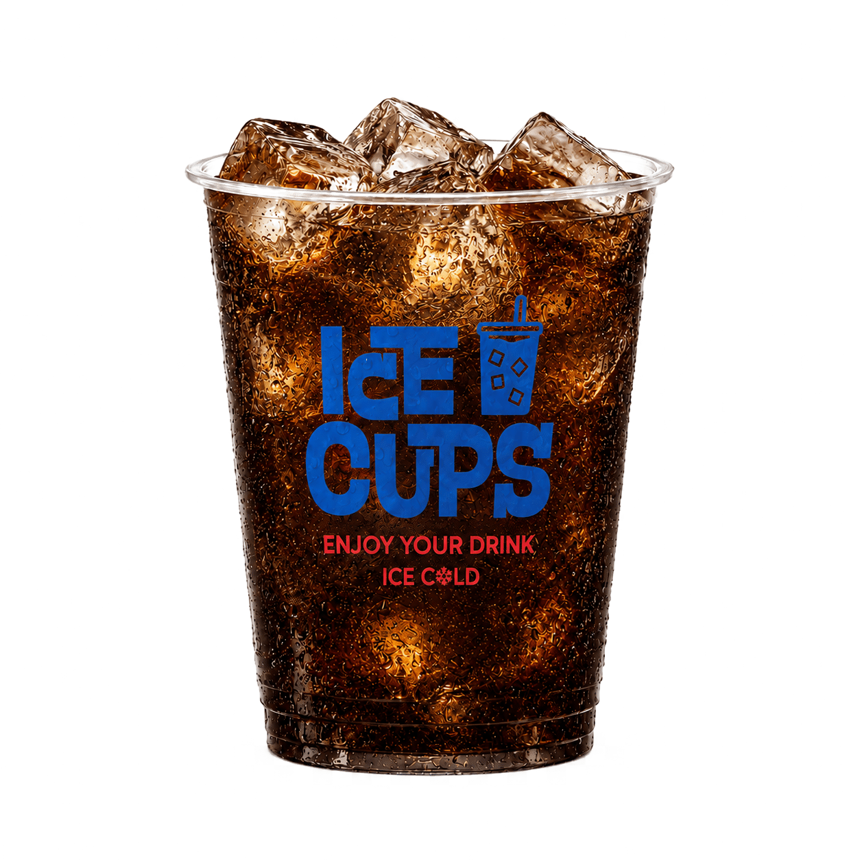 Ice Cup med læskedrik